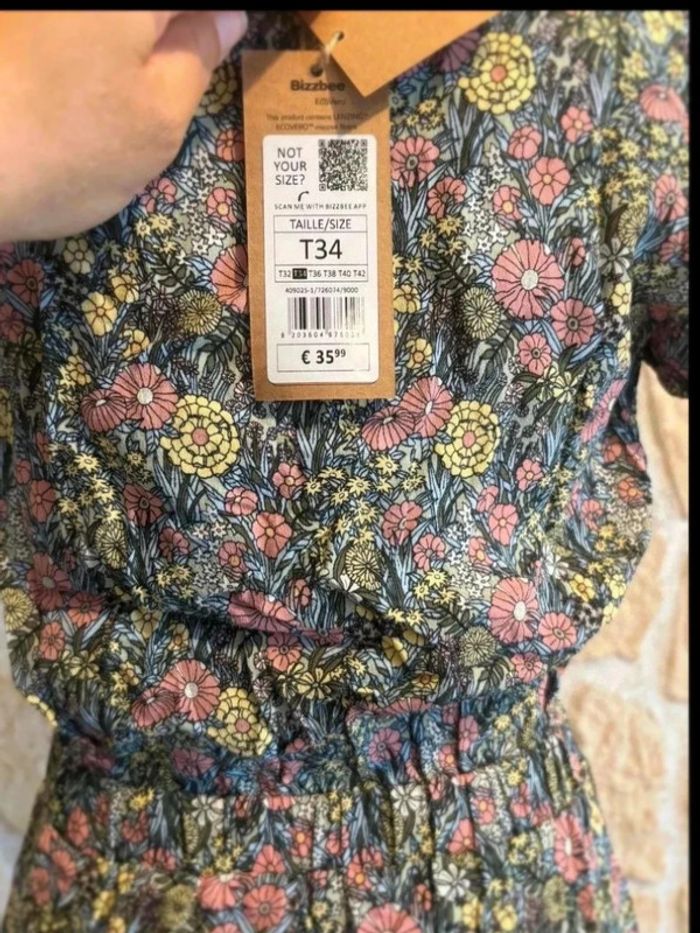 Combi short Fleurie Évasée – Bizzbee EcoVero - photo numéro 6