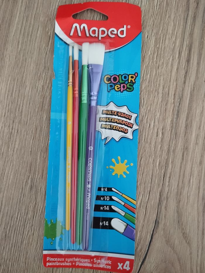 Peinture et pinceaux maped neuf - photo numéro 2