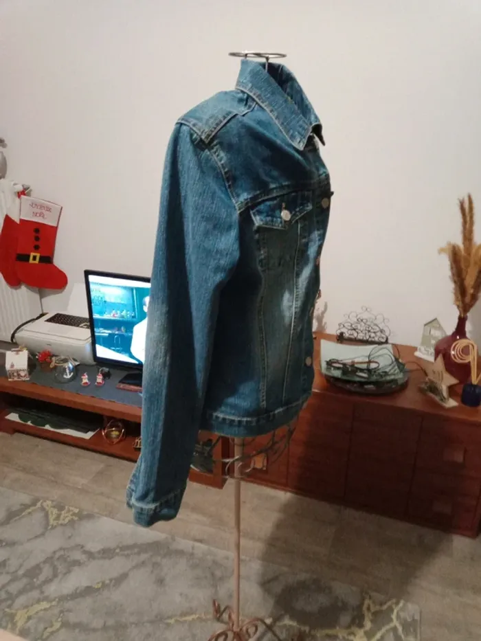 Veste en jeans bleu - photo numéro 5