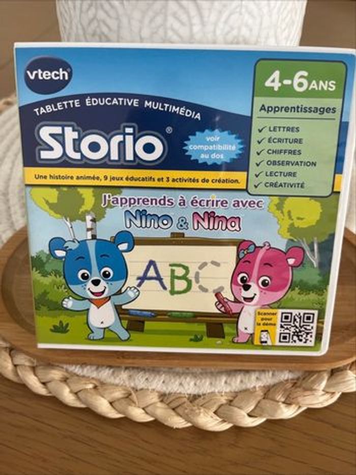 Jeu Storio - Nino et Nina, j’apprends à écrire - photo numéro 4