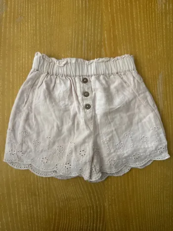 Short rose clair Kiabi 9 mois