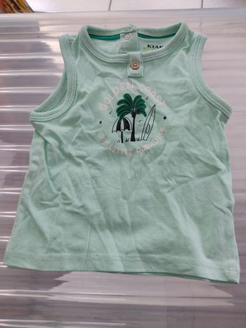 T-shirt sans manches 3 mois