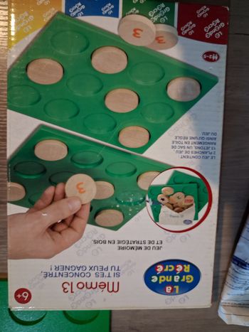 Jeu de mémoire stratégique memo 13