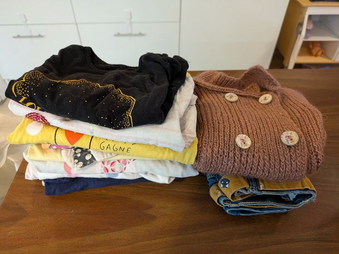 Lot Vêtements 12mois Hiver Fille