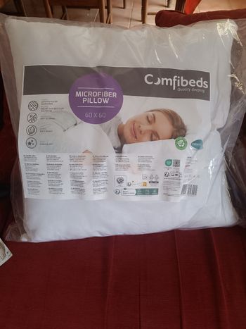 Oreiller  en microfibre 60X60