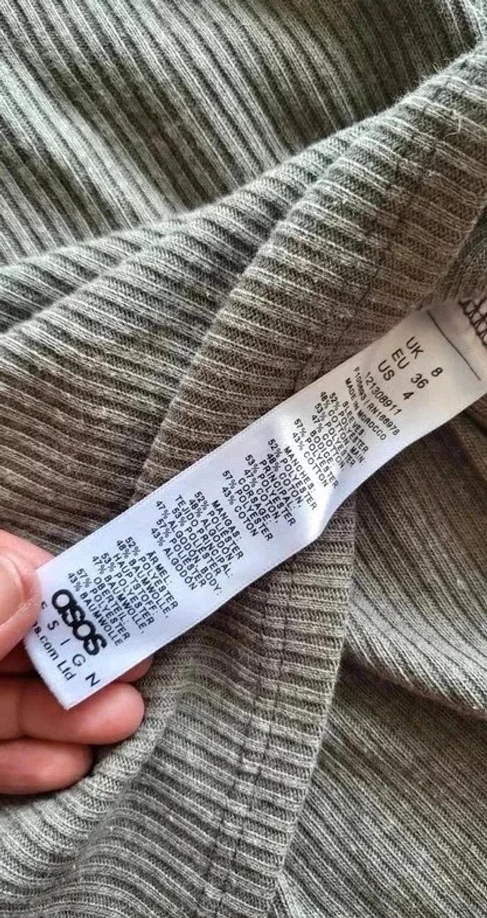 Mangifique robe moulante sexy profond décolleté ASOS Design - photo numéro 5