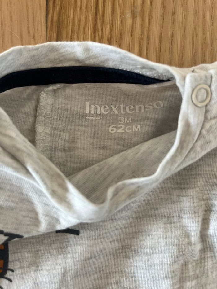 Combishort garçon 3 mois – In Extenso – Tigres - photo numéro 4