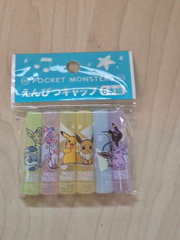 Pencil cap (bouchons pour crayons à papier) Pokemon