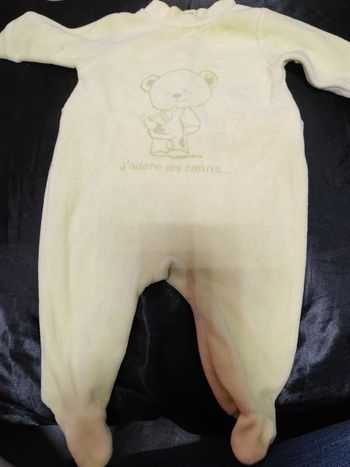Pyjama chaud 1 mois ( petit kimbaloo)