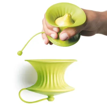 Presse-citron Lékué en silicone vert Neuf et Authentique