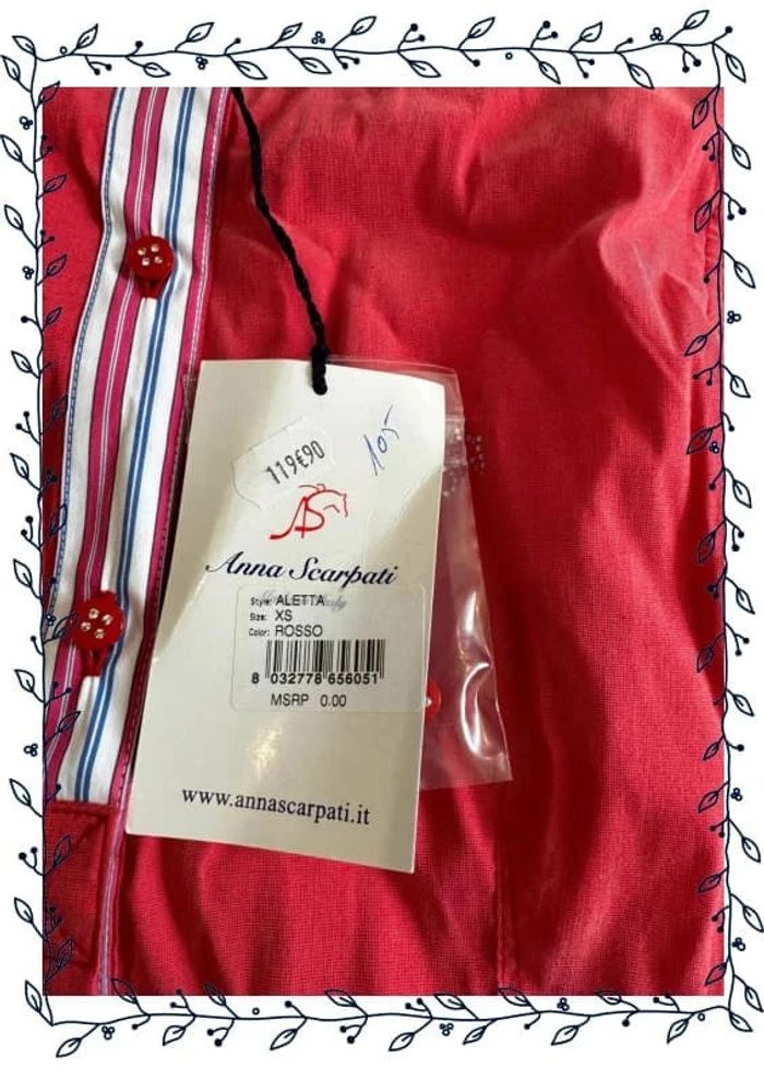 Chemisier sans manche Anna Scarpati, taille XS, neuf, valeur 120€ - photo numéro 2