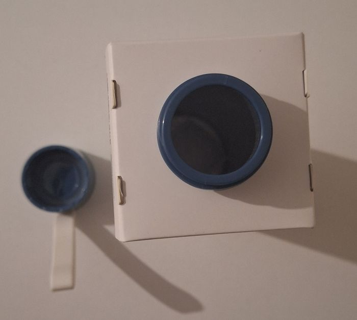 Gourde en aluminium blanche et bleue de 650 ml - photo numéro 3