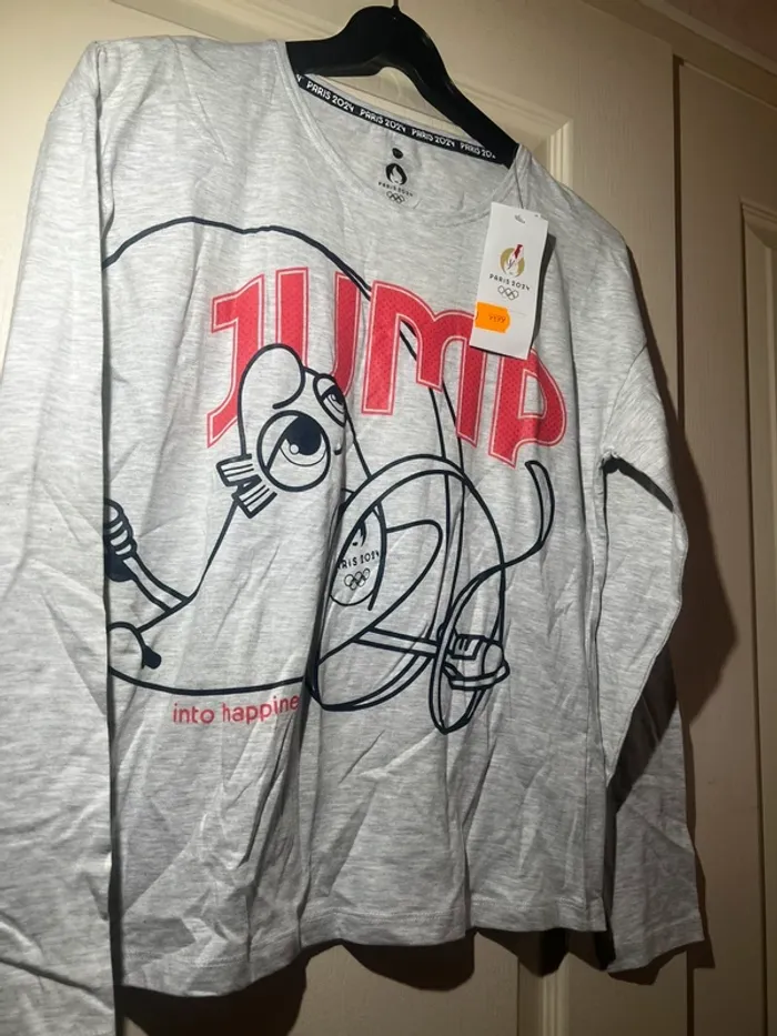T-shirt manches longues Paris 2024 - photo numéro 3