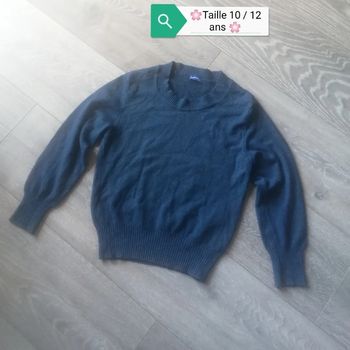 🌸Pull bleu col rond mixte "Stradivarius" Taille 10-12 ans 🌸