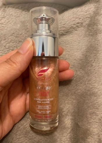 Huile féérique scintillante rosée corps visage cheveux