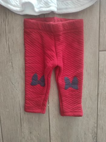Pantalon rouge hier Minnie 6 mois