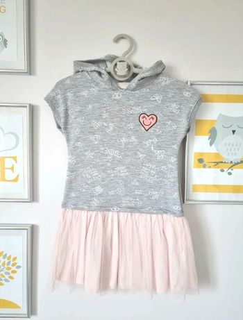 Robe orchestra taille 3ans bi matière, tulle