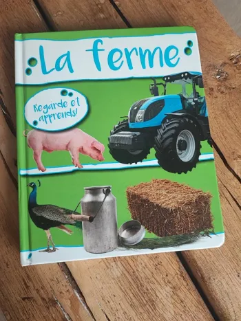 Livre éducatif sur la ferme