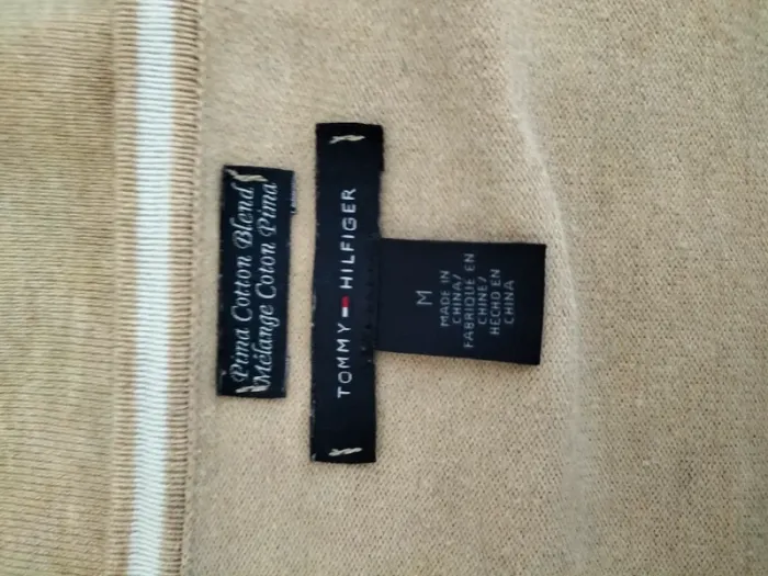 Pull Femmes Col V 100% Coton - Tommy Hilfiger - Taille M - photo numéro 6