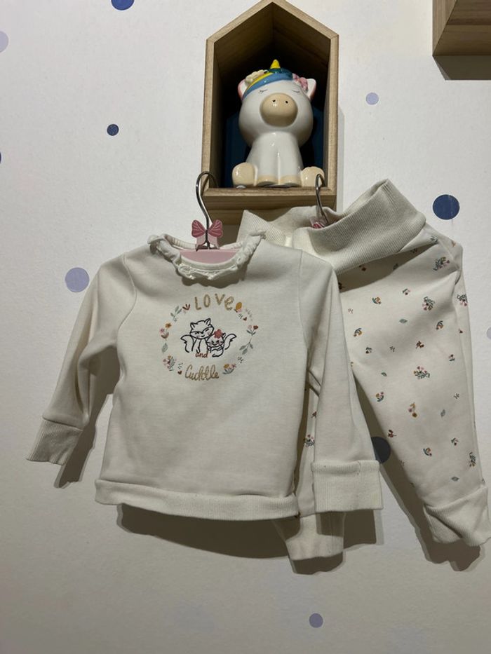 Ensemble pull et pantalon orchestra 6mois 67cm - photo numéro 2
