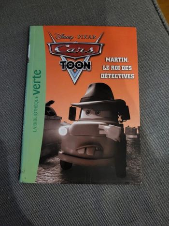 Livre Cars Toon n°6 , Martin le roi des détectives , bibliothèque verte