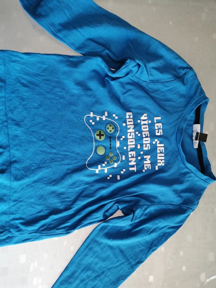Pyjama enfants bleu - photo numéro 3