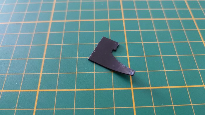 Garde-boue arrière gauche pièce miniature Altaya Renault Alpine A110 Wrc 1/18 1/18e 1/18ème #C10