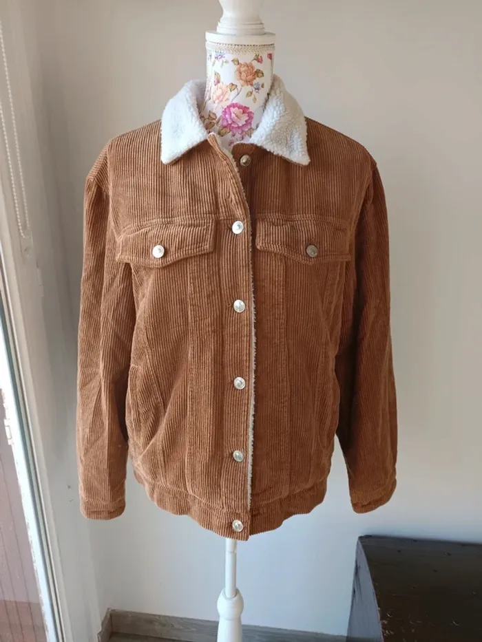 Veste velours côtelé