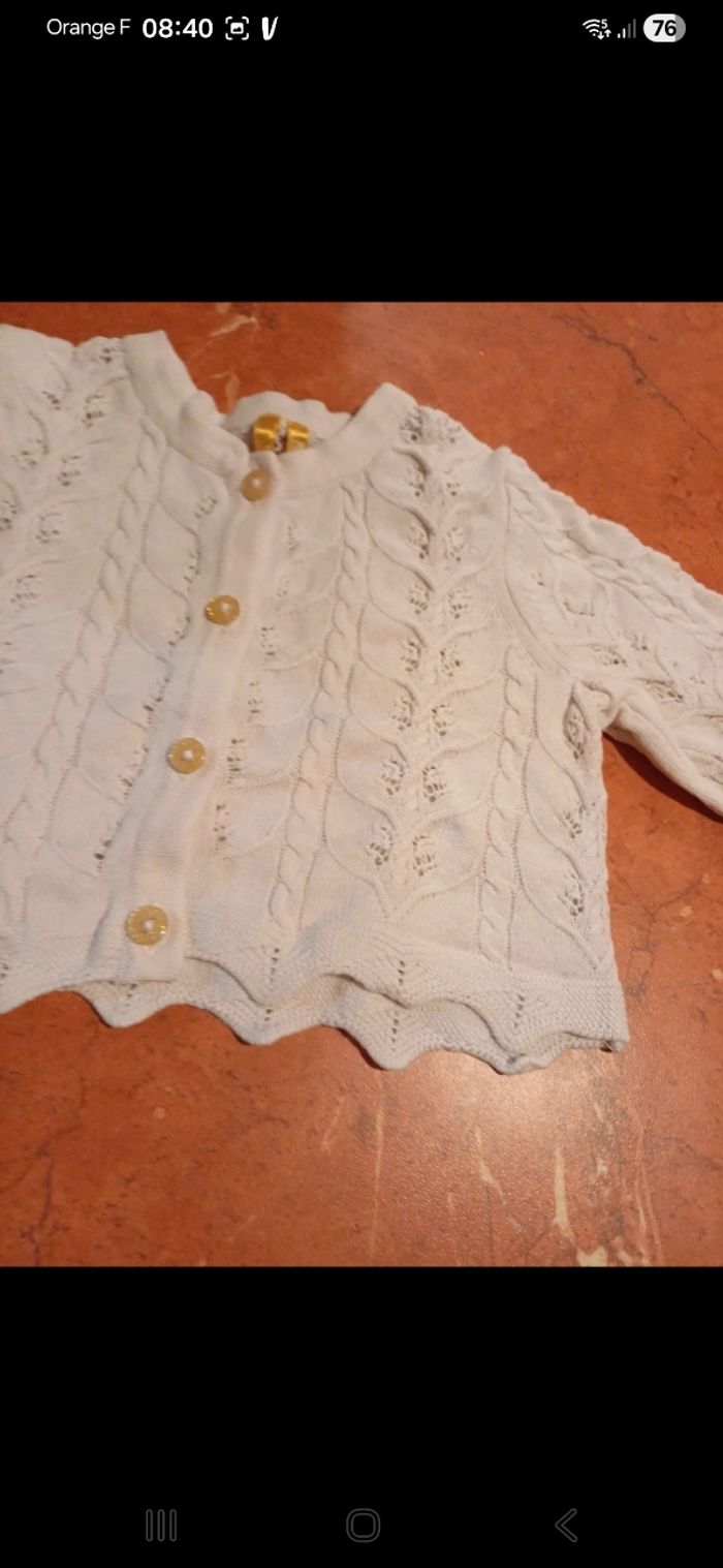 Gilet bébé taille 12 mois - photo numéro 2