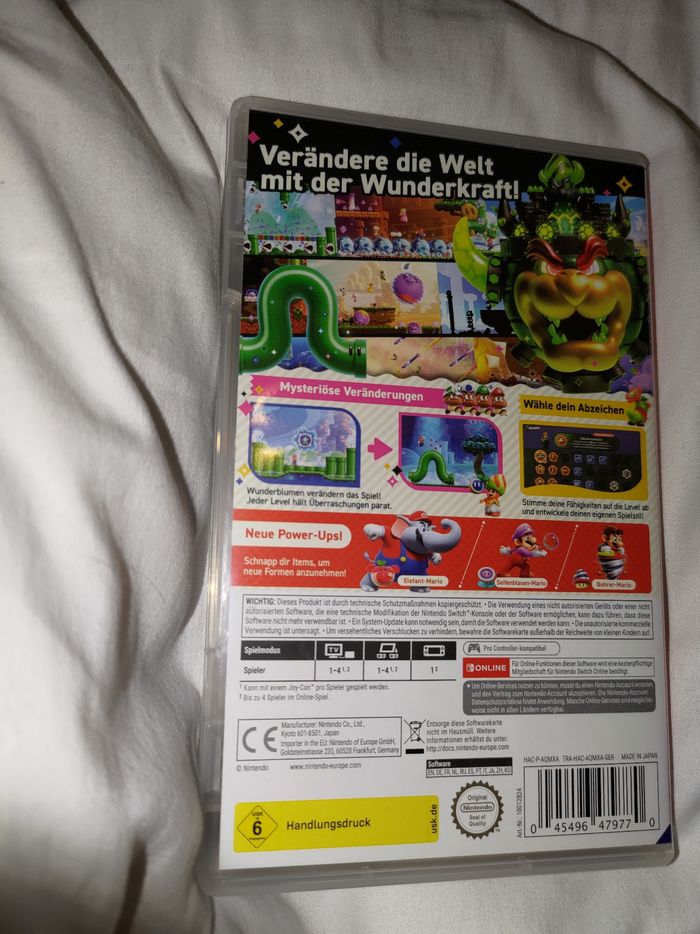 Jeu super Mario Bros wonder Switch - photo numéro 2