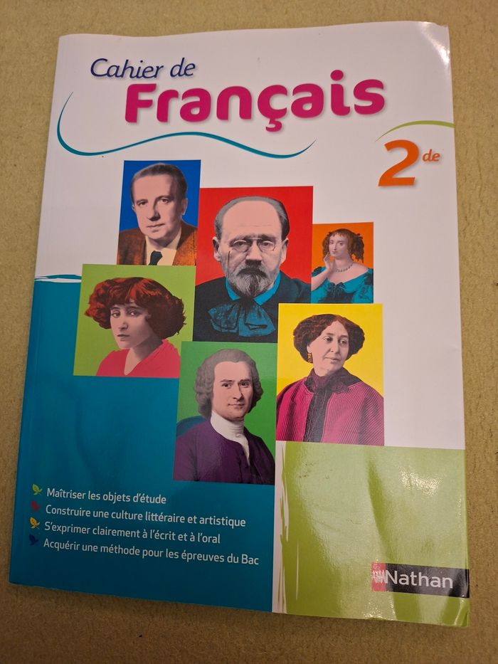 Cahier de français Seconde