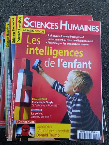Lot de magasines sciences humaines