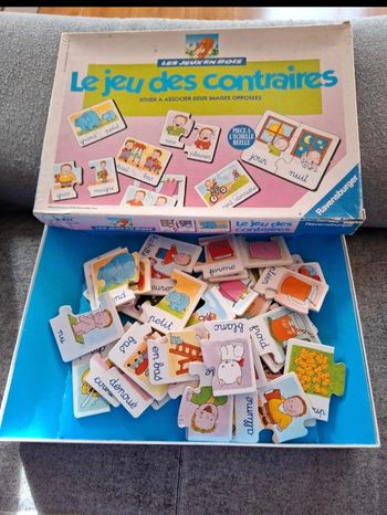 Jeu des contraires en bois