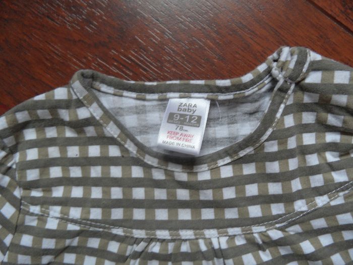 T-shirt bébé fille, Zara baby, 12 mois (1 an) - photo numéro 3