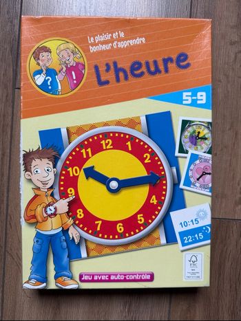 Jeux éducatif l’heure  dès 5 ans