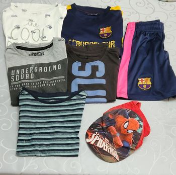 Lot 7 vêtements garçon 8 ans