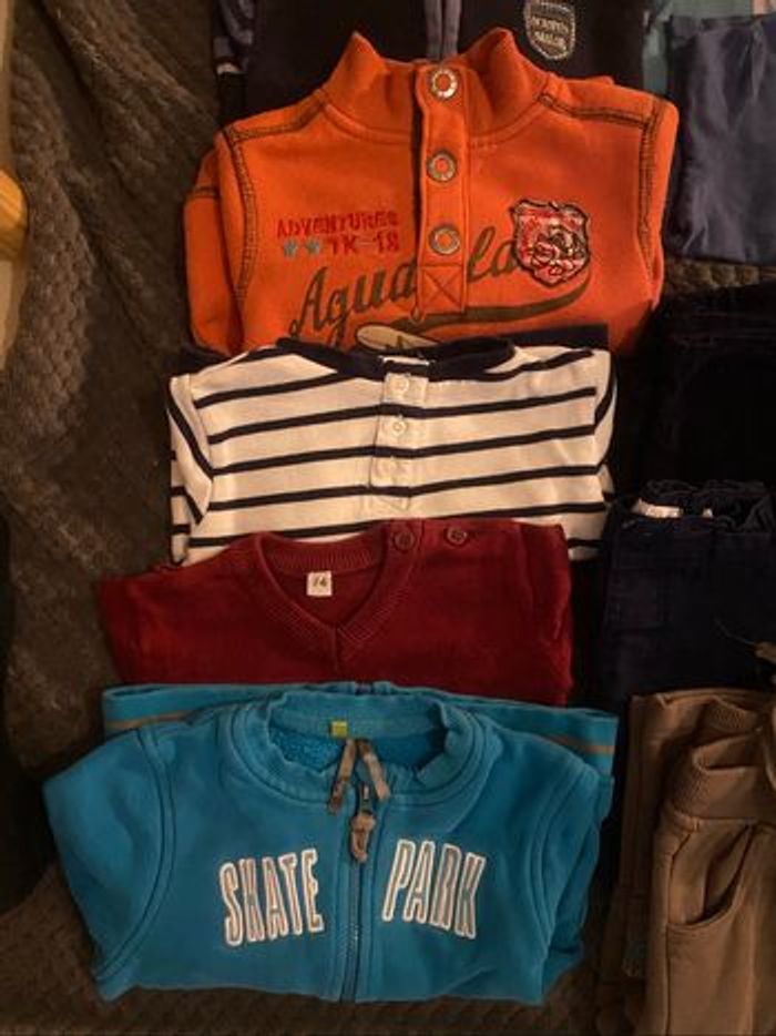 Gros lot vêtements bébé garçon 12 mois 1 an - photo numéro 3