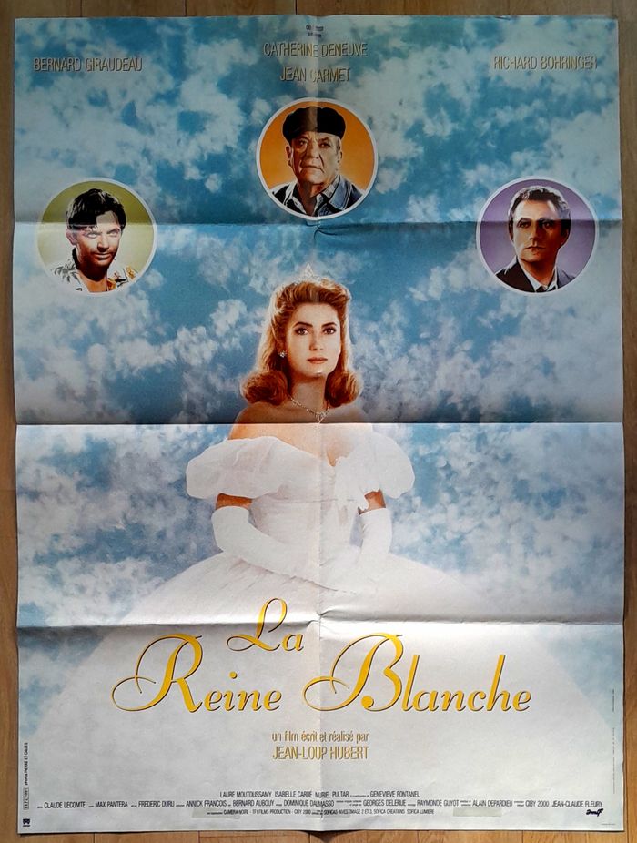 Grande affiche film cinéma la Reine Blanche Catherine Deneuve