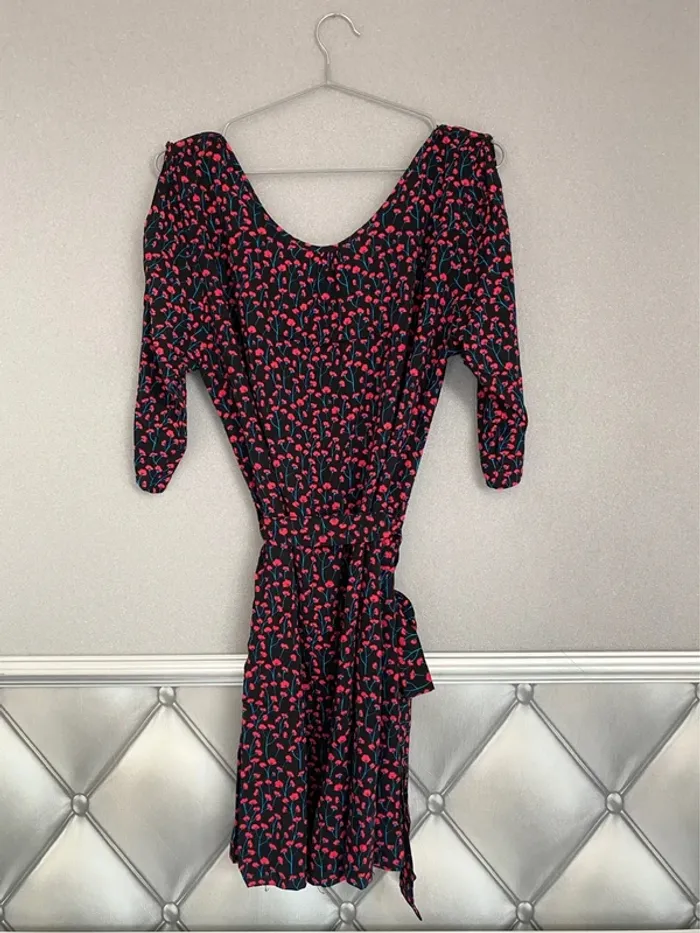 Robe vintage à fleurs S - photo numéro 2