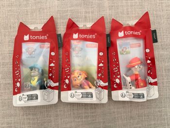 Lot de 3 tonies pat patrouille 