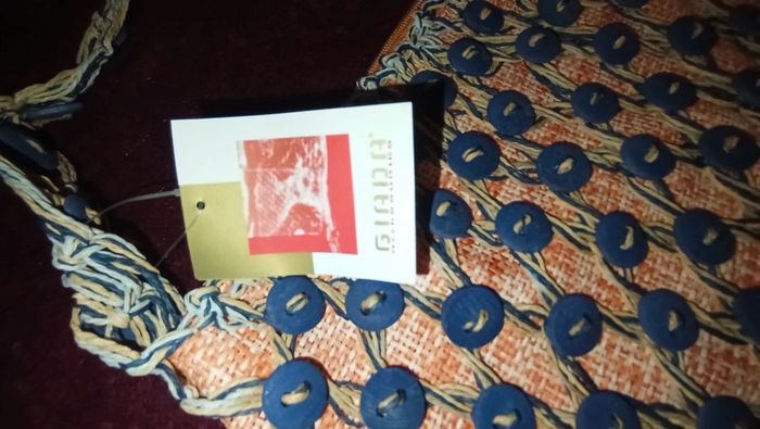 Deux magnifiques sacs a bandoulière avec boutons franges Neufs Giada - photo numéro 5