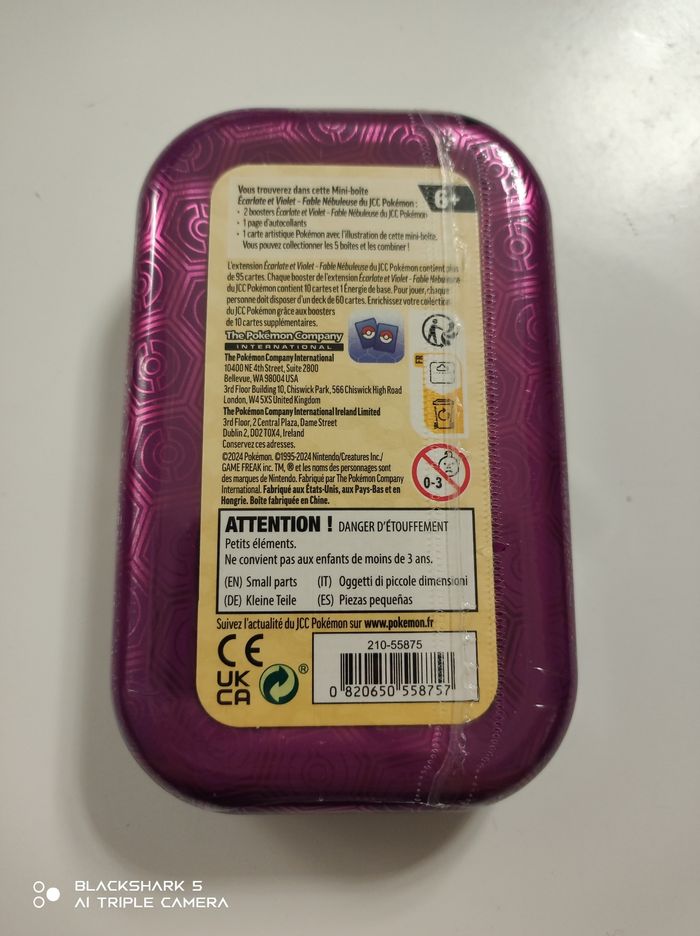 Mini tin pokemon fable nébuleuse - photo numéro 2