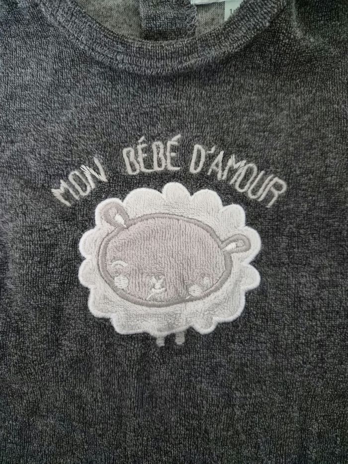 Pyjama velours 1 mois - photo numéro 2