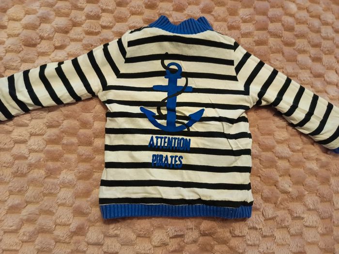 Gilet réversible dpam 18m tbe - photo numéro 4