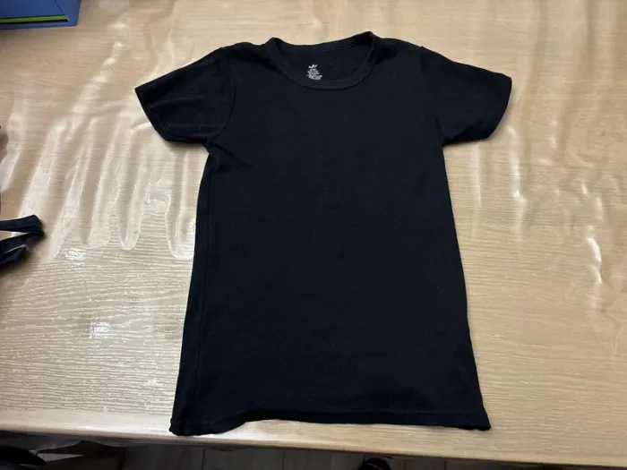 T-shirt noir 12 ans influx