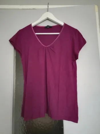 T-shirt uni violet 46/48