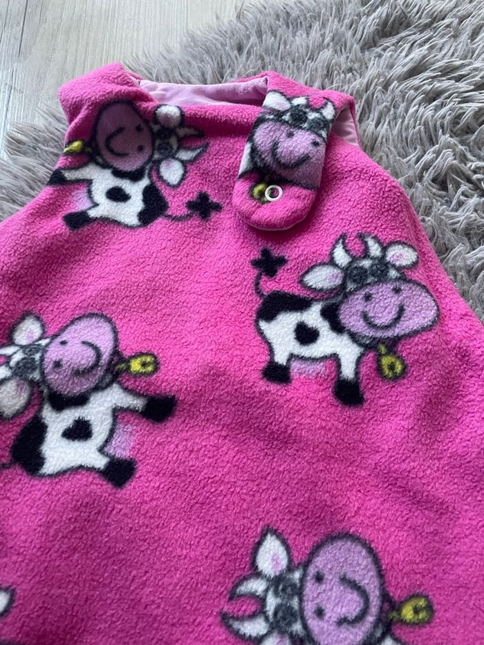 Gigoteuse polaire motifs vaches - photo numéro 3