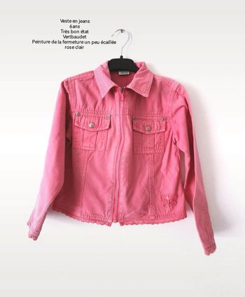 Veste en jeans fille 6ans