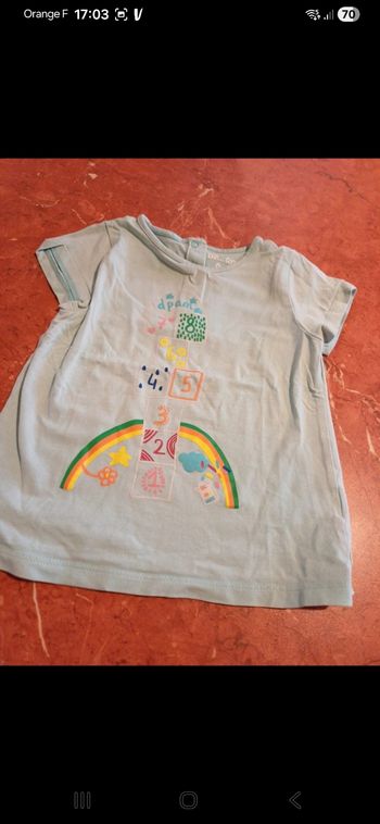 T.shirt fille taille 24 mois