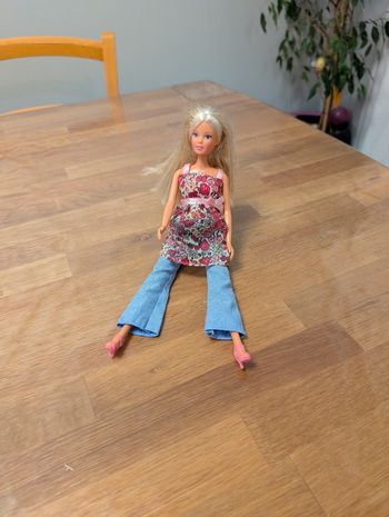 Poupée 30 cm enceinte avec son nouveau né